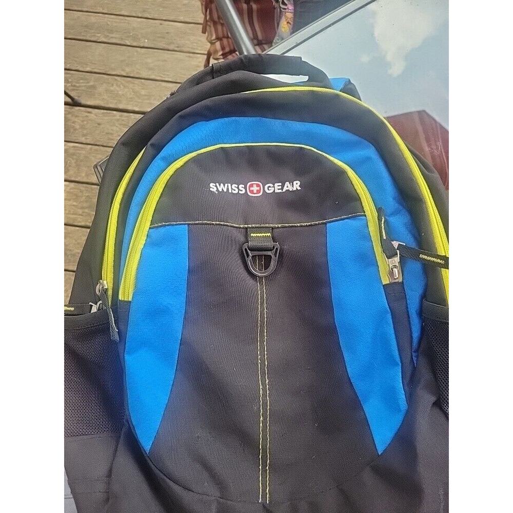 Swiss Gear Backpack Comfort Fit Blue/Black/Green Small Bag Comfort Fit Model XH